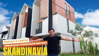 Townhouse 3 Lantai Berkonsep Skandinavia Terrahaus Bintaro Harga Terjangkau