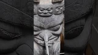 Story behind totem poles #sustainability #totempolecarver #indigenousart #nativeamericanart