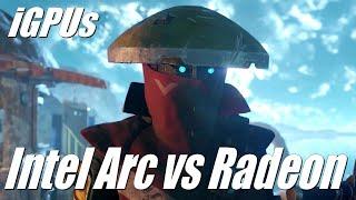 Integrated Intel Arc vs AMD Radeon 3D Mark Steel Nomad Light comparison