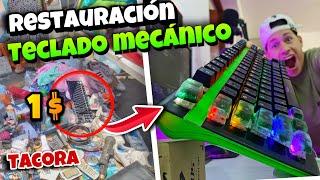 RESTAURACIÓN EPICA TECLADO MECÁNICO de la cachina a CUSTOM Victor Sánchez