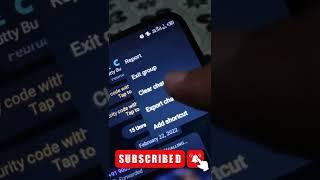 Trick to export chat on WhatsApp  AZAR CHANNEL  Tamil #shorts