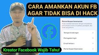 Cara Setting Akun Facebook Supaya Tidak Bisa Di Hack