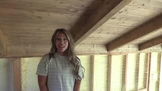 Cabin House Build Episode 9 How We Build Exposed Wood Ceilings