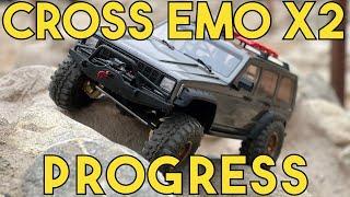 Crawler Canyon Presents In which the Cross EMO X2 makes progress mostly