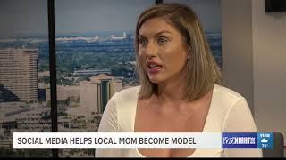 Social media helps local mom become a model