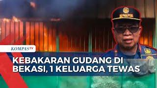 Sekeluarga Tewas dalam Kebakaran Gudang Bekasi Petugas Pemadam Ada yang Sambil Peluk Anak