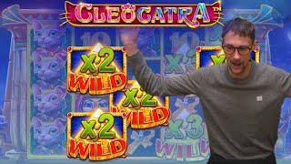 CASINODADDYS HUGE BIG WIN ON CLEOCATRA PRAGMATIC PLAY SLOT