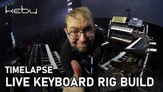 Timelapse of Kebus live keyboard rig build