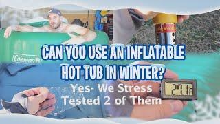 Can You Use Inflatable Hot Tubs in Winter? - Yes We Tested Multiple