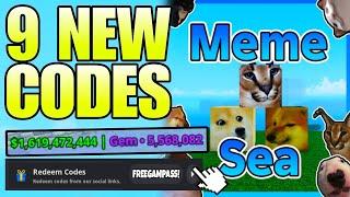 *NEW CODES* ALL WORKING CODES IN MEME SEA 2024 SEPTEMBER  MEME SEA CODES  MEME SEA CODE