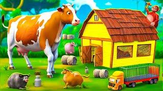 Cattle Transport Truck Adventure Fun Farm Animals on the Move  Livestock Journey Across the Farm