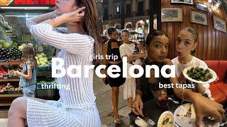 Thrifting and eating our way through BARCELONA  Following a Semi local Spain vlog