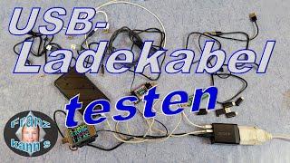 Schlechte USB Ladekabel finden