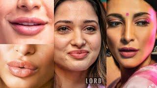 Tamanna Vs Shruti Haasan Lips Compilation  Hot Lips Close Up Watch  Tamanna Bhatia  HD Vertical