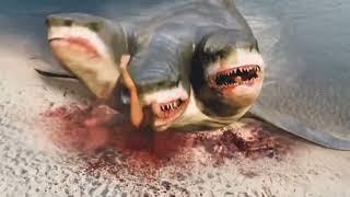 3 headed shark attack 3 deaths Vore sounds
