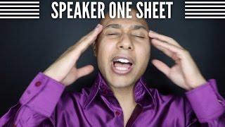 Creating a speaker one sheet that gets you booked - getting speaking gigs