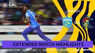 Extended Highlights  St Lucia Kings vs. Antigua and Barbuda Falcons  CPL 2024