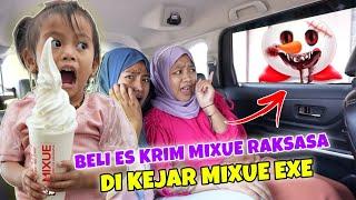 DEDE BAYI BELI ES KRIM MIXUE RAKSASA DIKEJAR MIXUE EXE  CHIKAKU FAMILY