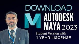Download Autodesk Maya 2023 Student Version  How to Download Maya