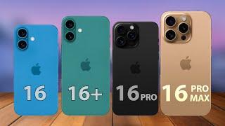 iPhone 16 Vs iPhone 16 Plus Vs iPhone 16 Pro Vs iPhone 16 Pro Max