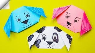 Origami DOG easy  DIY paper crafts Origami DOG face