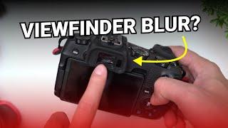 Cara Perbaiki Viewfinder Canon EOS RP Burem Blur Tidak Fokus