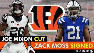 BREAKING Bengals Signing Zack Moss AND Cutting Joe Mixon In 2024 NFL Free Agency  Bengals News