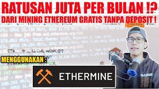 CARA MENGHASILKAN UANG DARI INTERNET RATUSAN JUTA PER BULAN DENGAN MINING ETHEREUM DARI ETHERMINE