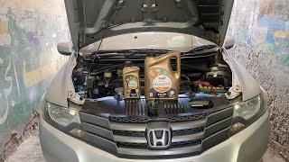 Honda city oil change