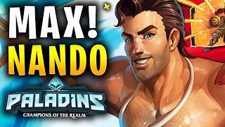 MOST OVERTUNED SHIELD GOD - Paladins Fernando Gameplay Build