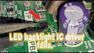 LED driver IC replacement.