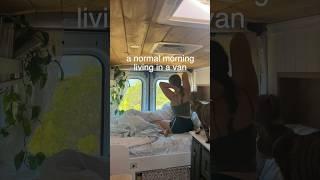 a Normal Morning Living in a VAN