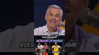 Colin has a trade proposal... #anthonydavis #lakers #NBA