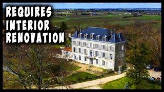 Magnificent Chateau Requires Interior Renovation Segonzac France