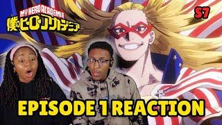 STAR AND STRIPES VS SHIGARAKI   MY HERO ACADEMIA Season 7 Episode 1 REACTION