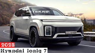 Hyundai Ioniq 7 2023  Large electric SUV  First Look  interior exterior