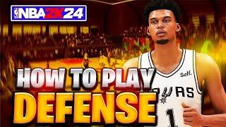 HOW TO PLAY DEFENSE ON 2K...*NBA 2K24 DEFENSE TUTORIAL*