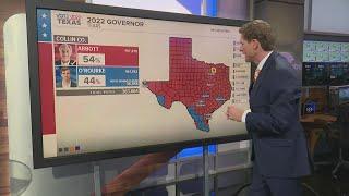 How did the 2022 Texas governor race compare to 2018?
