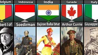 Greatest General From Different Countries