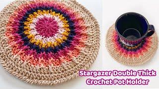 How to Crochet the Stargazer Pot Holder 2023 Pot Holders Galore Crochet Along - January