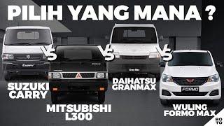 Pilih Pick Up yang Mana ? Suzuki Carry VS Mitsubishi L300 Vs Daihatsu Granmax Vs Wuling Formo Max