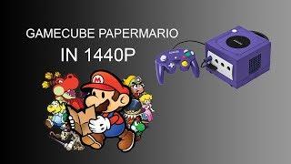 GameCube Paper Mario in 1440p60