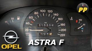 OPEL ASTRA F - ACCELERATION 0-100 Kmh sedan 1.4i 8v 60HP 0-60mph