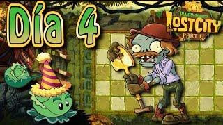 Plants vs Zombies 2 Ciudad Perdida Día 4 - Español - HD