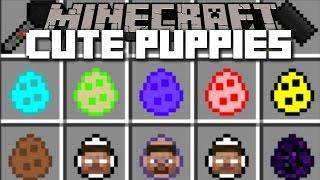 Minecraft PUPPY MOD  FIND YOUR PERFECT PUPPY AND KEEP THEM Minecraft