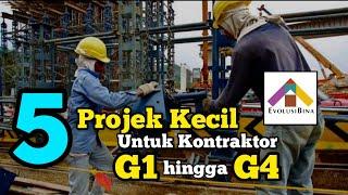 RM2.5bil ke RM5bil Untuk Projek Kontraktor G1 Hingga G4