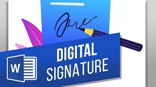 How to Add a Digital Signature in Word  How to Create an Electronic Signature in Word UPDATED
