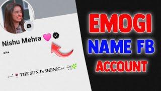 How to create Facebook Emoji Name id Without Update  Facebook heart ️ name id