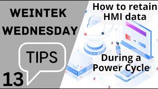 13 How to retain data during a power cycle using RW registers - Weintek USA