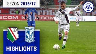 Legia Warszawa - Lech Poznań 21  SKRÓT  Ekstraklasa 201617  13. Kolejka